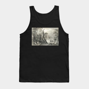 Innisfallen Lake Killarney, Ireland 1841 Tank Top